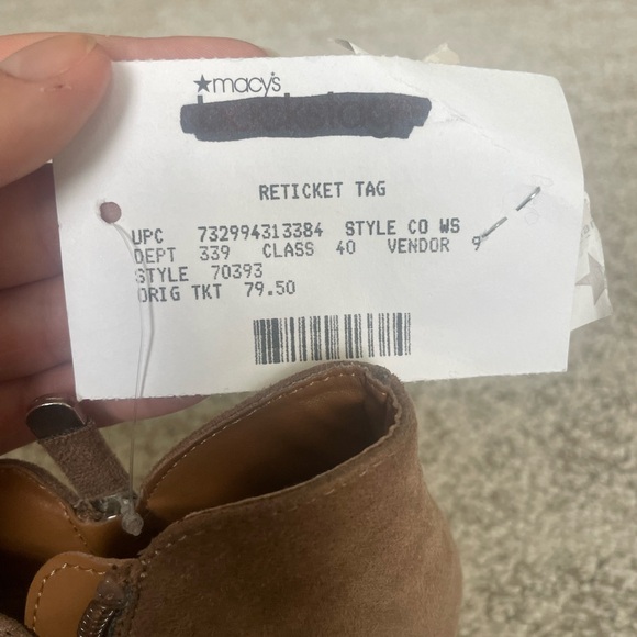 NEW style & co ankle booties, sz7.5 - Picture 2 of 6